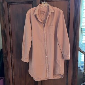 Frank & Eileen Pink Shirt Dress Reasonable offers considered